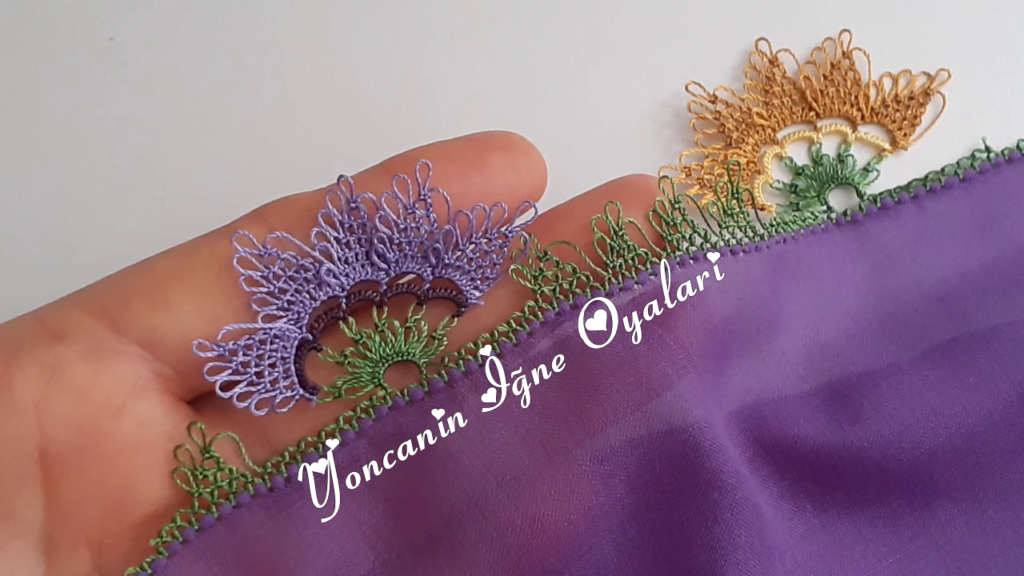 iğne oyası havlu kenarı