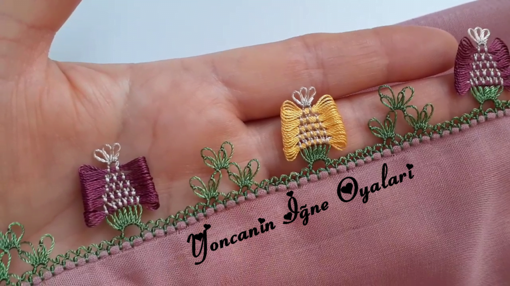 iğne oyası havlu kenarı
