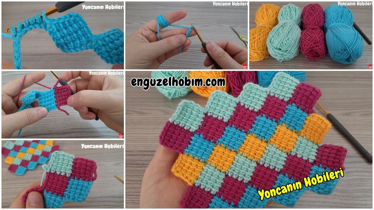 Battaniye Tig Isi Orgu Modeli Super Easy Crochet Knitting En Guzel Hobim